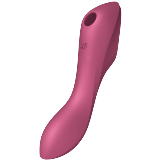 SATISFYER - CURVY TRINITY 3 ESTIMULADOR Y VIBRADOR ROJO