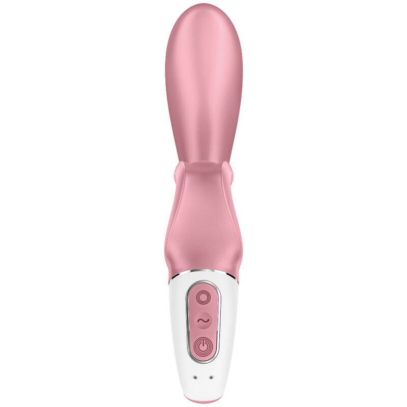 SATISFYER - HUG ME VIBRADOR RABBIT APP ROSA