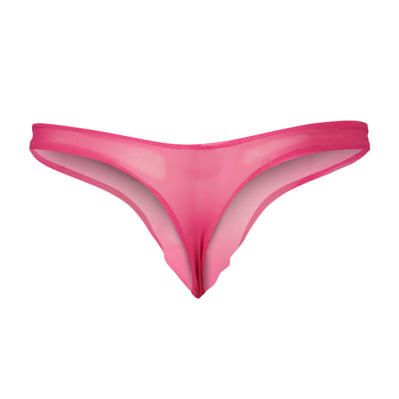 CUT4MEN - TANGA CON REALCE FUCSIA XL