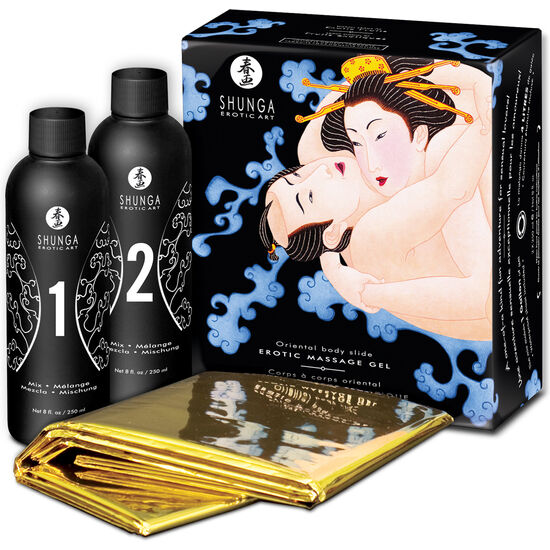 SHUNGA - ORIENTAL BODY TO BODY EROTIC MASSAGE GEL EXOTIC FRUITS