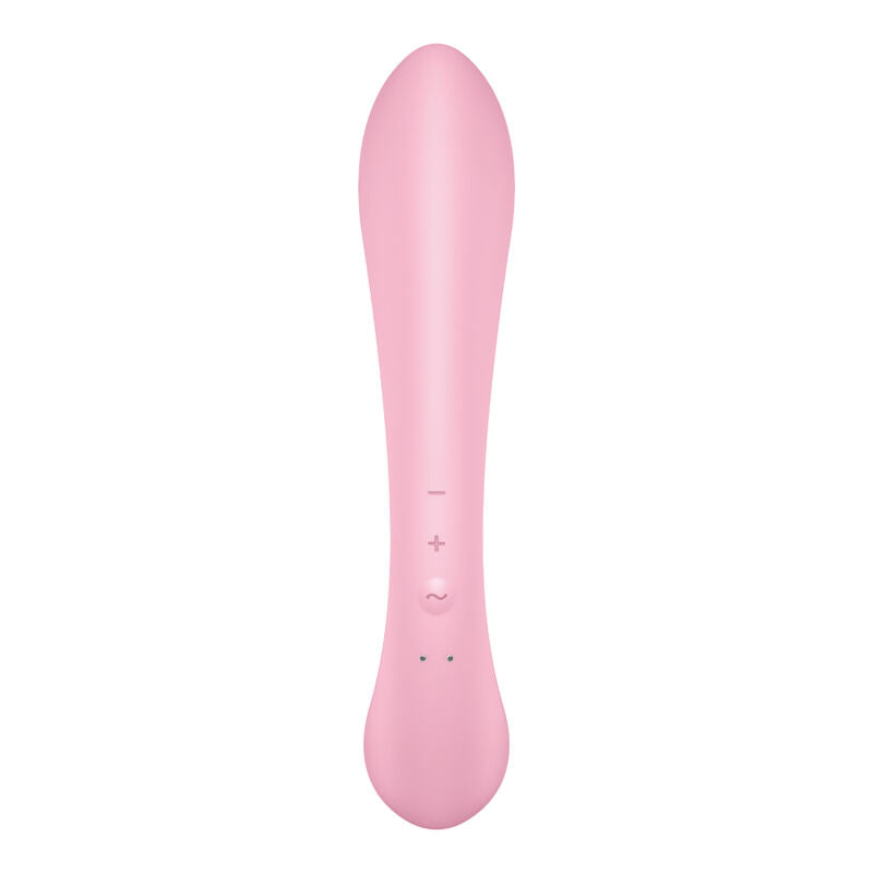 SATISFYER - TRIPLE OH VIBRADOR HÍBRIDO ROSA