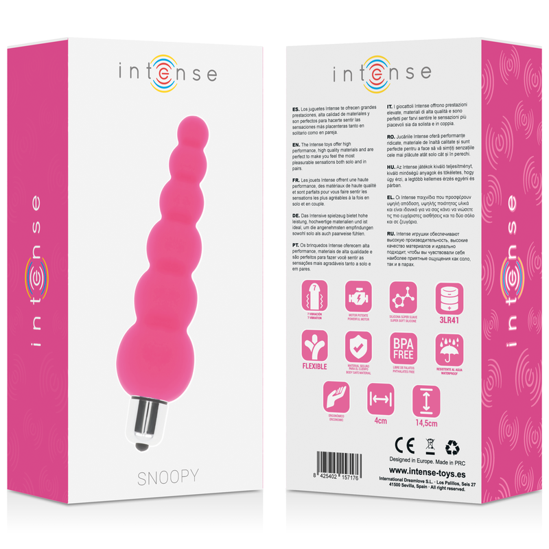 INTENSE - SNOOPY 7 SPEEDS SILICONE INTENSE PINK