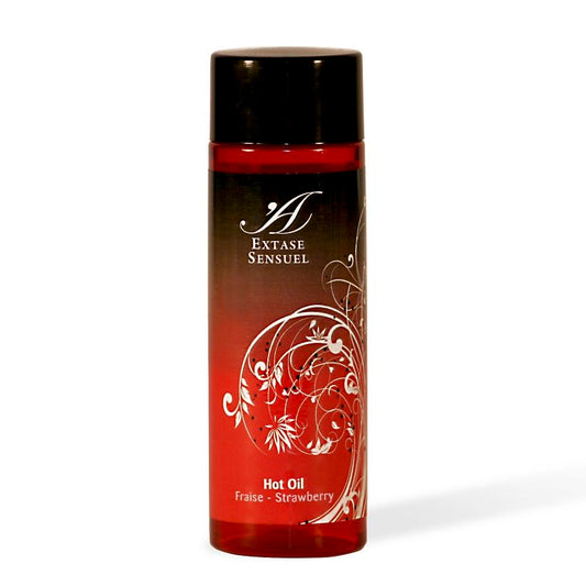 EXTASE SENSUAL - ACEITE ESTIMULANTE CALOR FRESA 100 ML