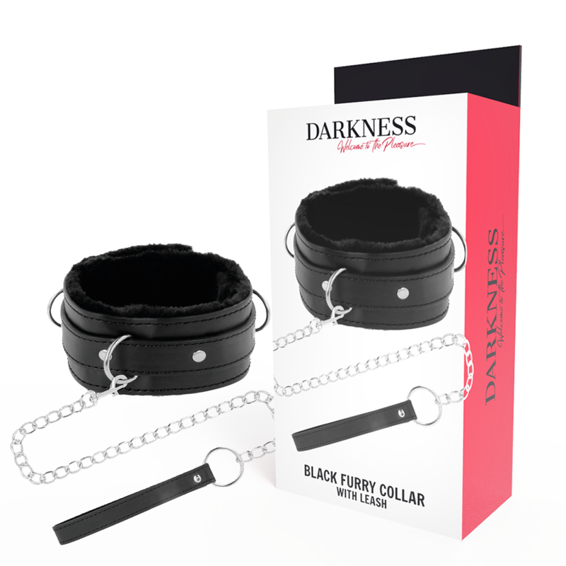 DARKNESS - COMFORTABLE POSTURE COLLAR WITH LEATHER CHAIN