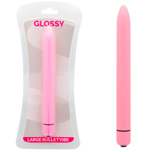 GLOSSY - SLIM VIBRADOR ROSA