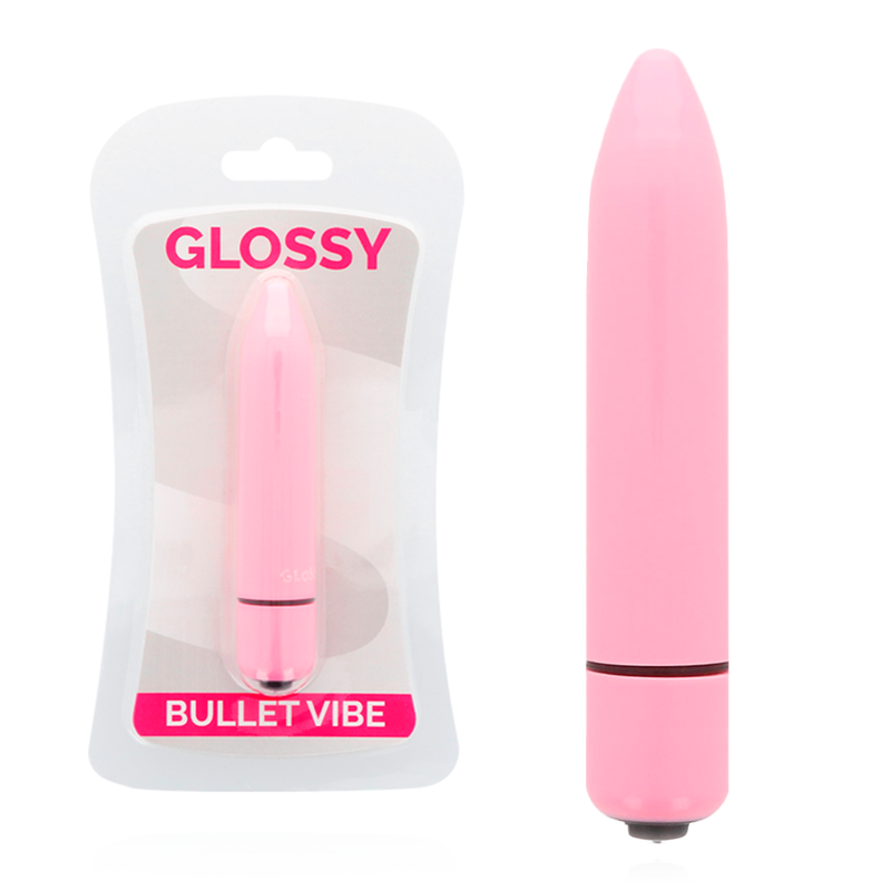 GLOSSY - THIN VIBRATOR PINK