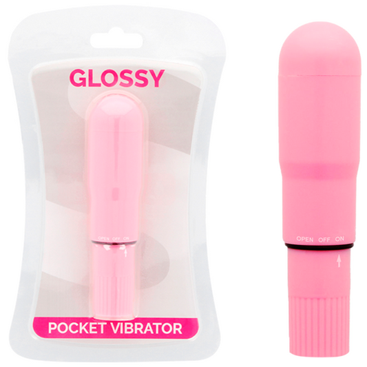 GLOSSY - POCKET VIBRADOR ROSA