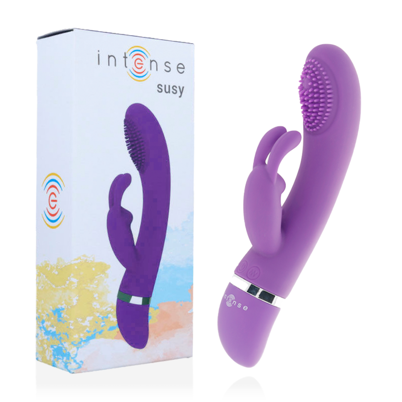 INTENSE - SUSY OSCILLATING VIBRATOR SILICON RABBIT LILAC