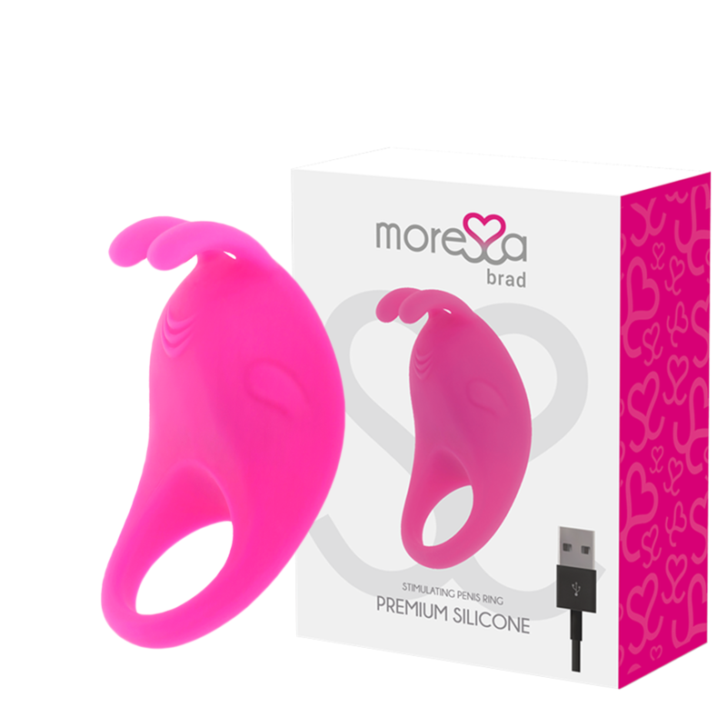 MORESSA - BRAD PREMIUM SILICONE RECARGABLE ROSA