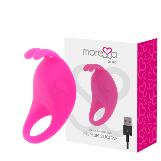 MORESSA - BRAD PREMIUM SILICONE RECHARGEABLE PINK