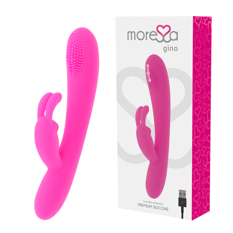 MORESSA - GINO TICKLING VAGINAL PREMIUM SILICONE RECHARGEABLE