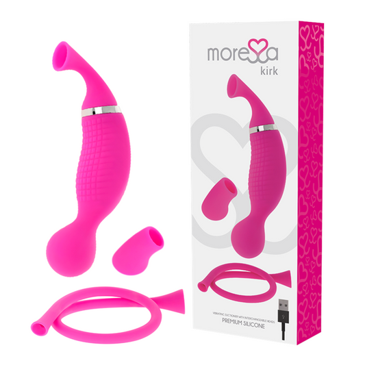 MORESSA - KIRK DUO SUCTION + MULTI-PERFORMANCE MASSAGER PREMIUM SILICONE RECHARGEABLE