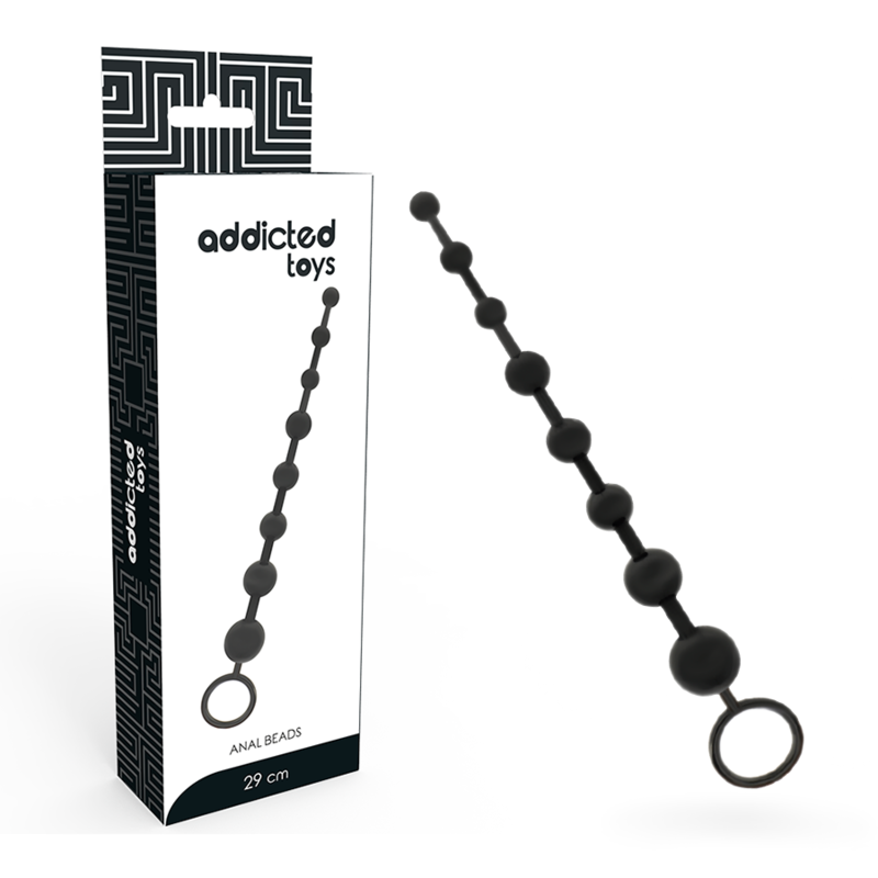 ADDICTED TOYS - ANAL BEADS 29 CM BLACK