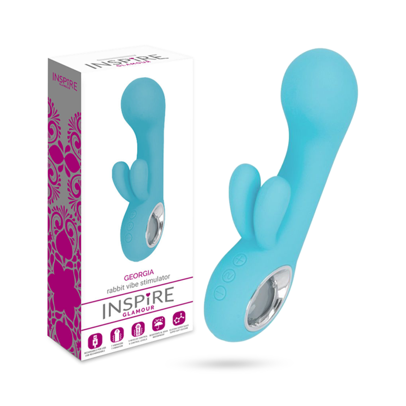 INSPIRE GLAMOUR - GEORGIA TURQUOISE VIBRATOR