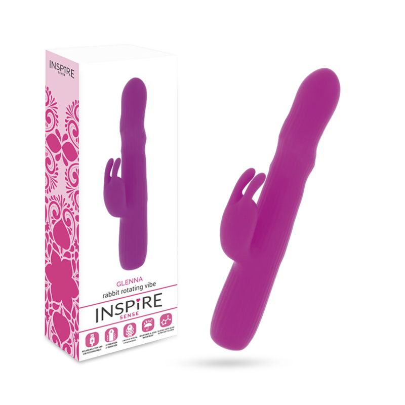 INSPIRE SENSE - GLENNA VIBRATOR RABBIT ROTATOR LILAC