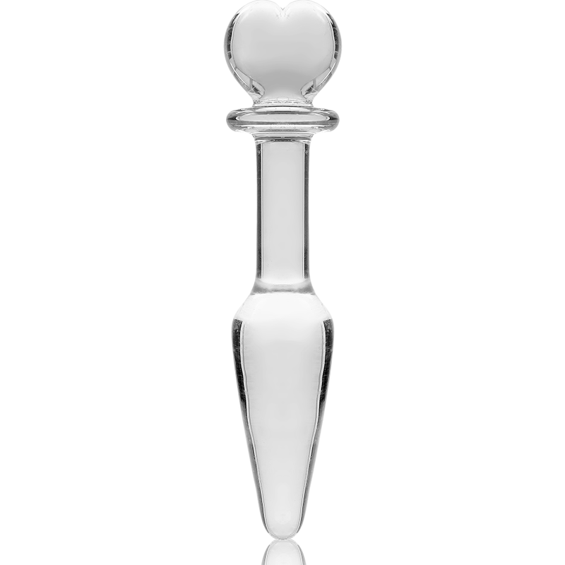 NEBULA SERIES BY IBIZA - MODELO 7 PLUG CRISTAL BOROSILICATO TRANSPARENTE 13.5 CM -O- 3 CM