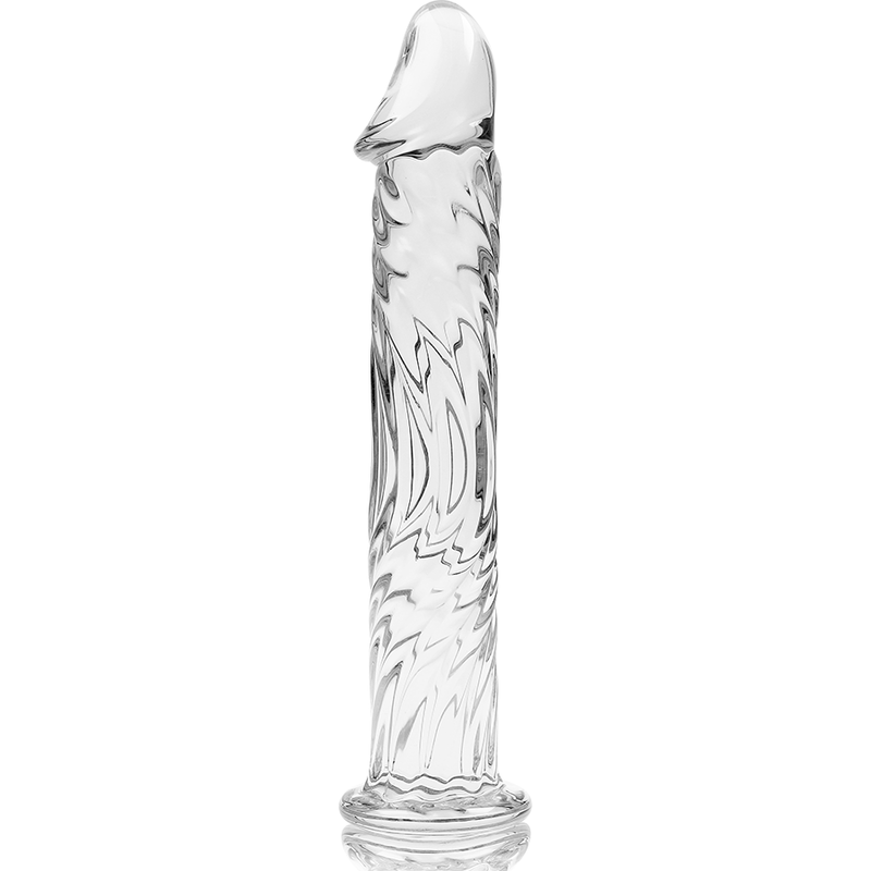 NEBULA SERIES BY IBIZA - MODELO 12 DILDO CRISTAL BOROSILICATO TRANSPARENTE 17 CM -O- 3.5 CM