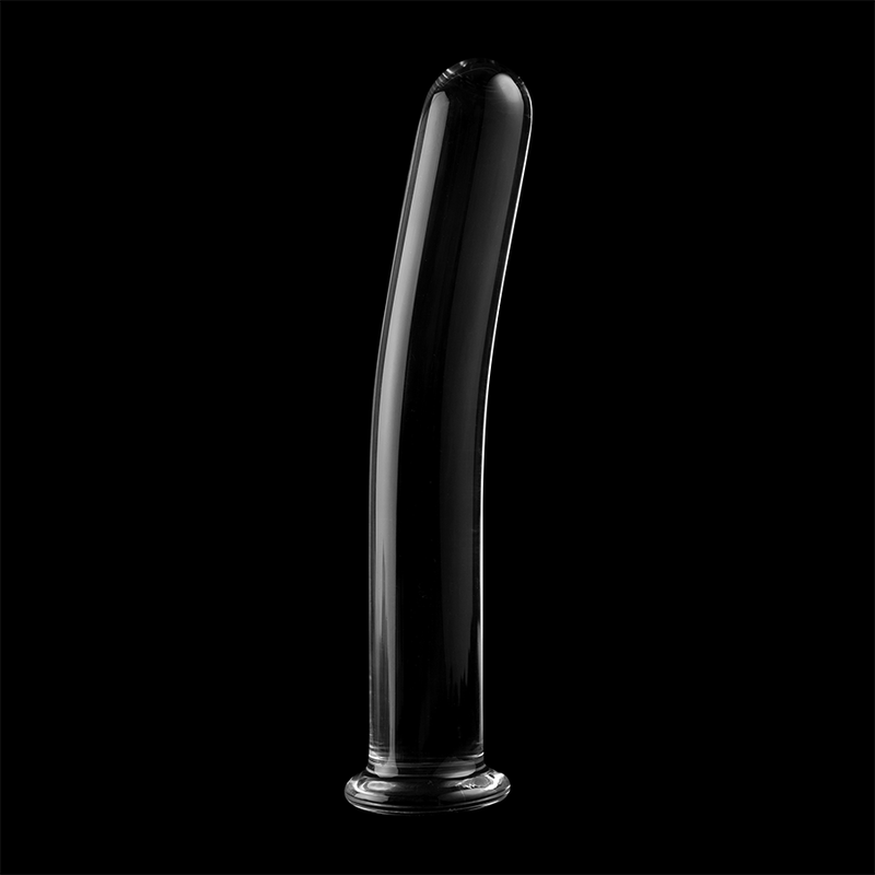 NEBULA SERIES BY IBIZA - MODELO 17 DILDO CRISTAL BOROSILICATO TRANSPARENTE 18.5 CM -O- 3 CM