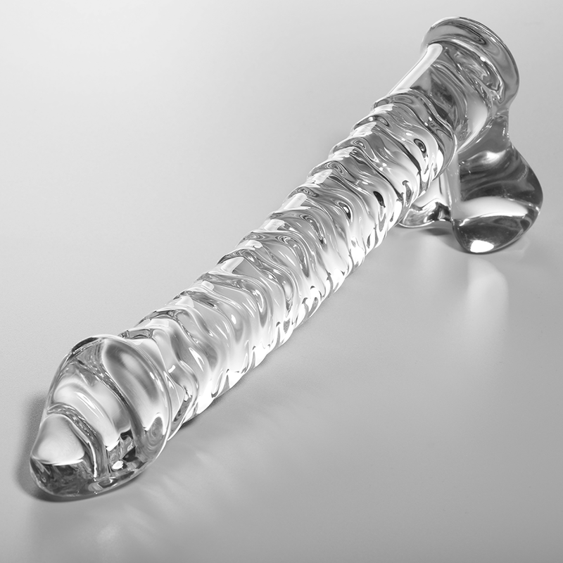 NEBULA SERIES BY IBIZA - MODELO 23 DILDO CRISTAL BOROSILICATO TRANSPARENTE 21.5 CM -O- 4 CM