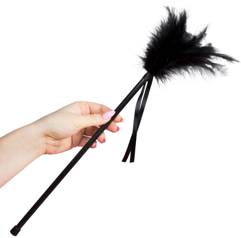 SECRETPLAY - BLACK FEATHER DUSTER 40 CM