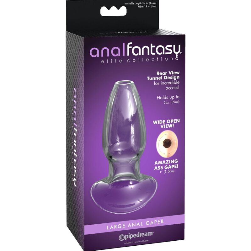 ANAL FANTASY ELITE COLLECTION - DILATADOR ANAL GAPER CRISTAL TALLA M