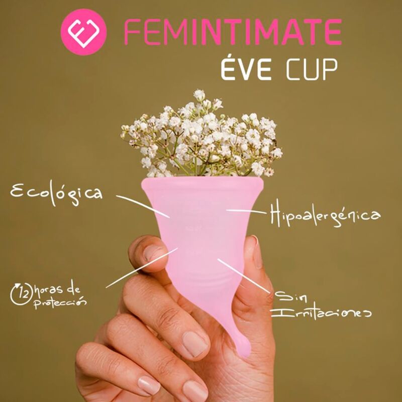 FEMINTIMATE - EVE NEW COPA MENSTRUAL SILICONA - TALLA M