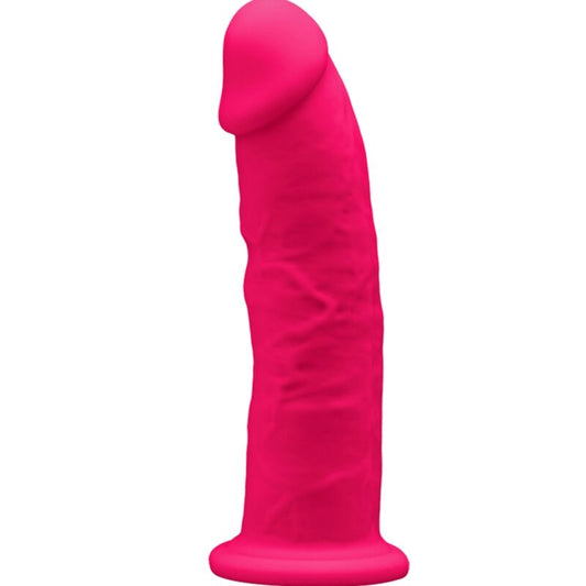 SILEXD - MODELO 2 PENE REALÍSTICO SILICONA PREMIUM SILEXPAN FUCSIA 15 CM