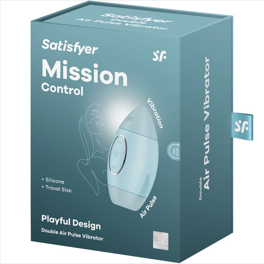 SATISFYER - MISSION CONTROL LILA VIBRADOR PEQUEÑO DE DOBLE IMPULSO