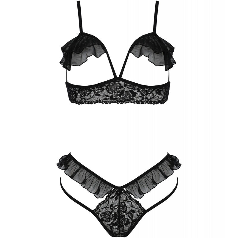 PASSION - DOLLY SET DOS PIEZAS NEGRO S/M