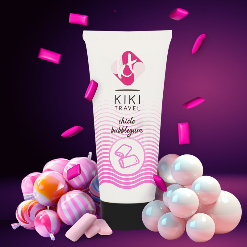 KIKÍ TRAVEL - GUM FLAVOR LUBRICANT 50 ML