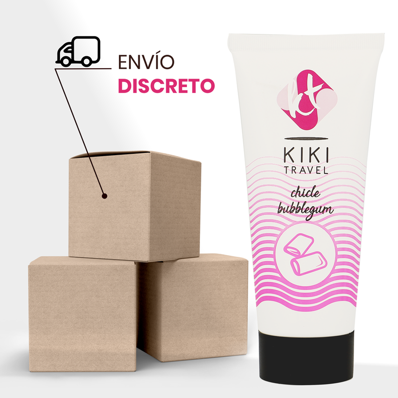 KIKÍ TRAVEL - LUBRICANTE SABOR A CHICLE 50 ML