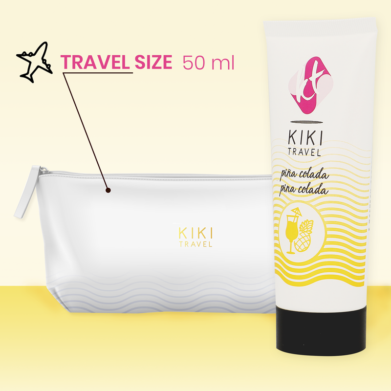 KIKÍ TRAVEL - PINEAPPLE FLAVOR LUBRICANT 50 ML