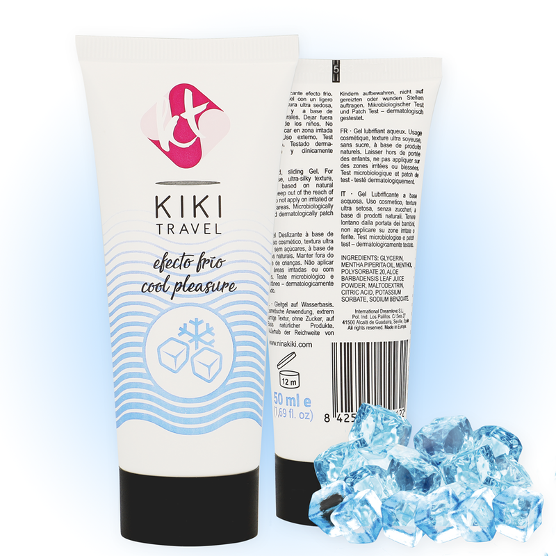 KIKÍ TRAVEL - COLD EFFECT INTENSIFYING SLIDING GEL 50 ML