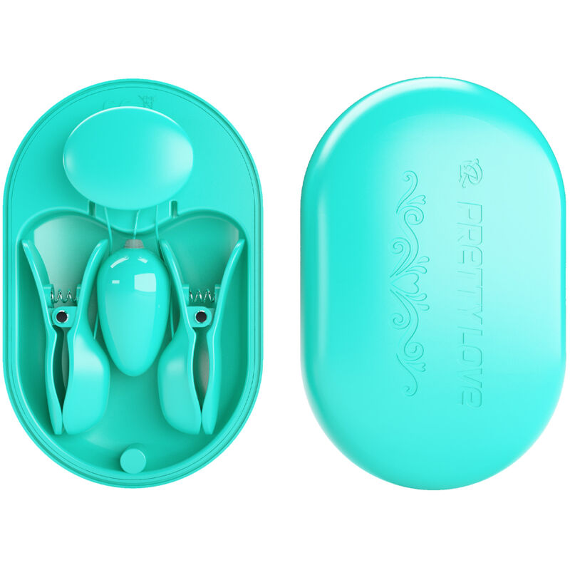 PRETTY LOVE - SURPRISE BOX PINZAS ELECTRO ESTIMULACION AZUL