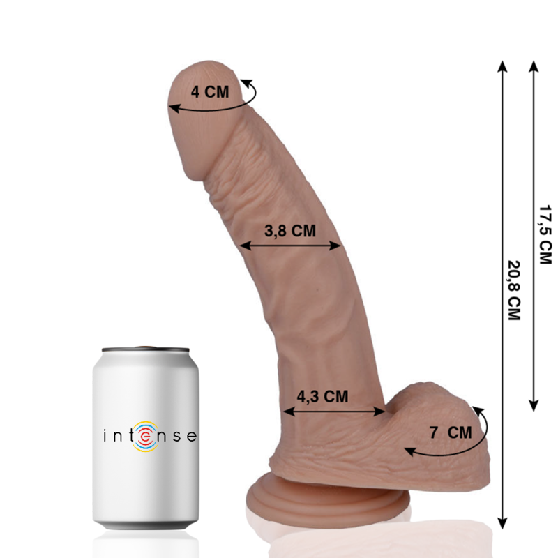 MR INTENSE - 23 PENE REALISTICO 20.8 CM -O- 3.8 CM