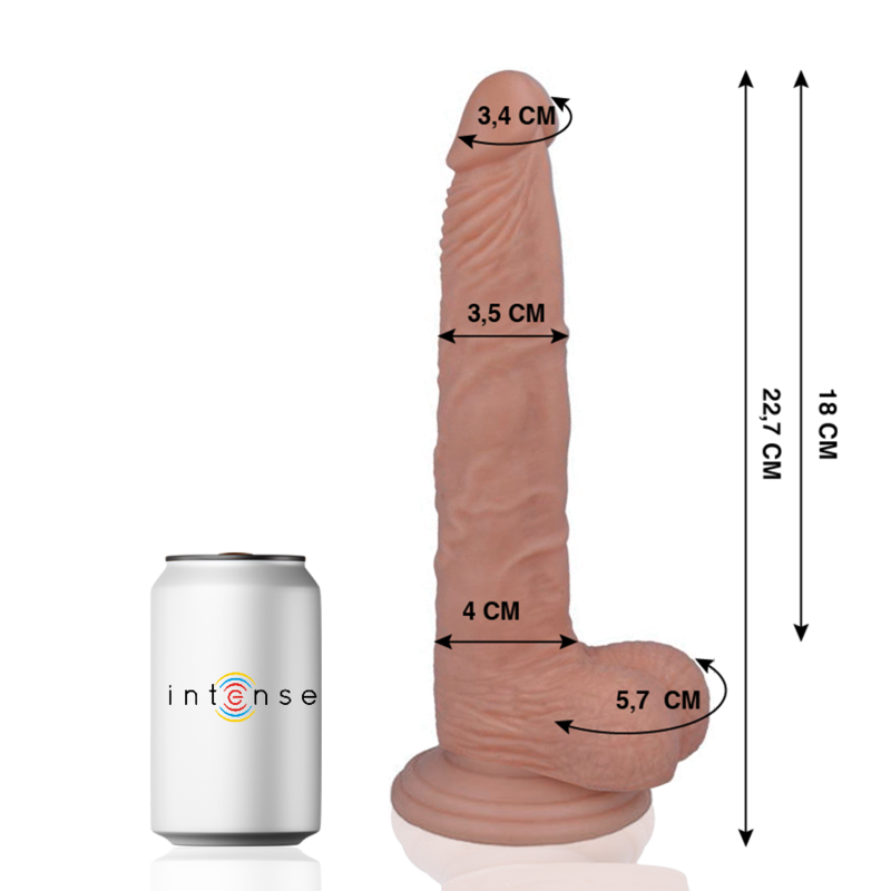 MR INTENSE - 29 REALISTIC PENIS 22.7 CM -OR- 3.5 CM