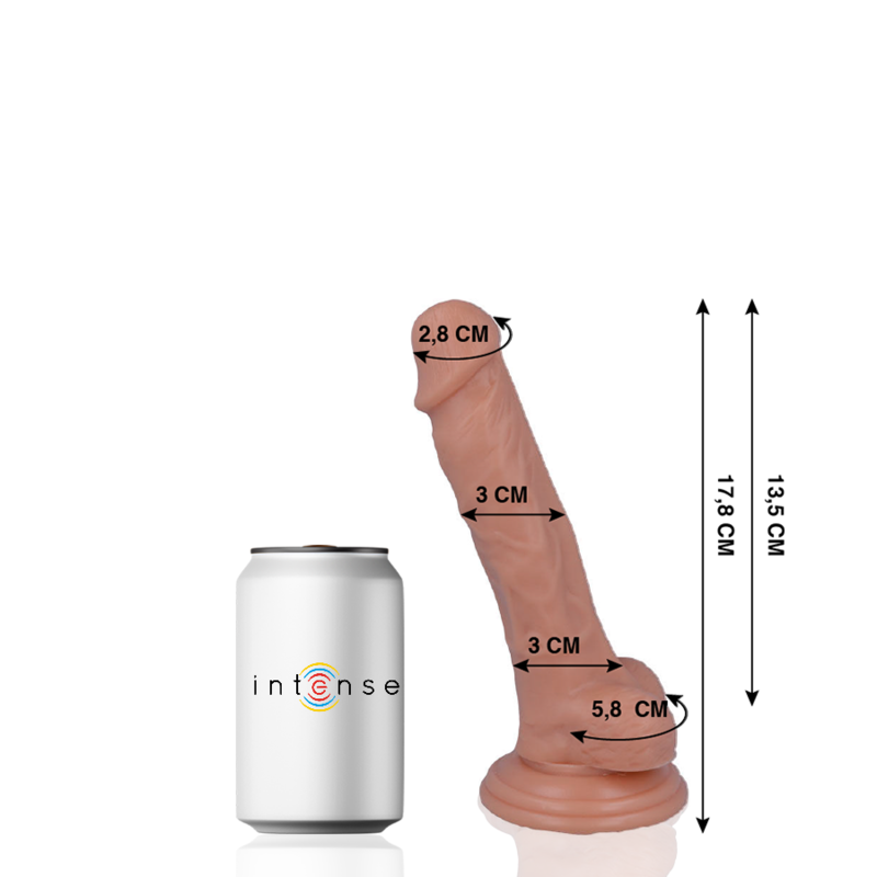 MR INTENSE - 9 REALISTIC PENIS 17.8 CM -O- 3 CM