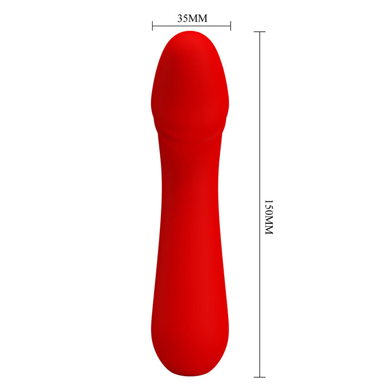 PRETTY LOVE - CETUS VIBRADOR RECARGABLE ROJO