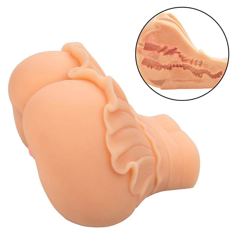 CALEXOTICS - THE PEEP SHOW GIRL DOBLE MASTURBADOR REALÍSTICO NATURAL