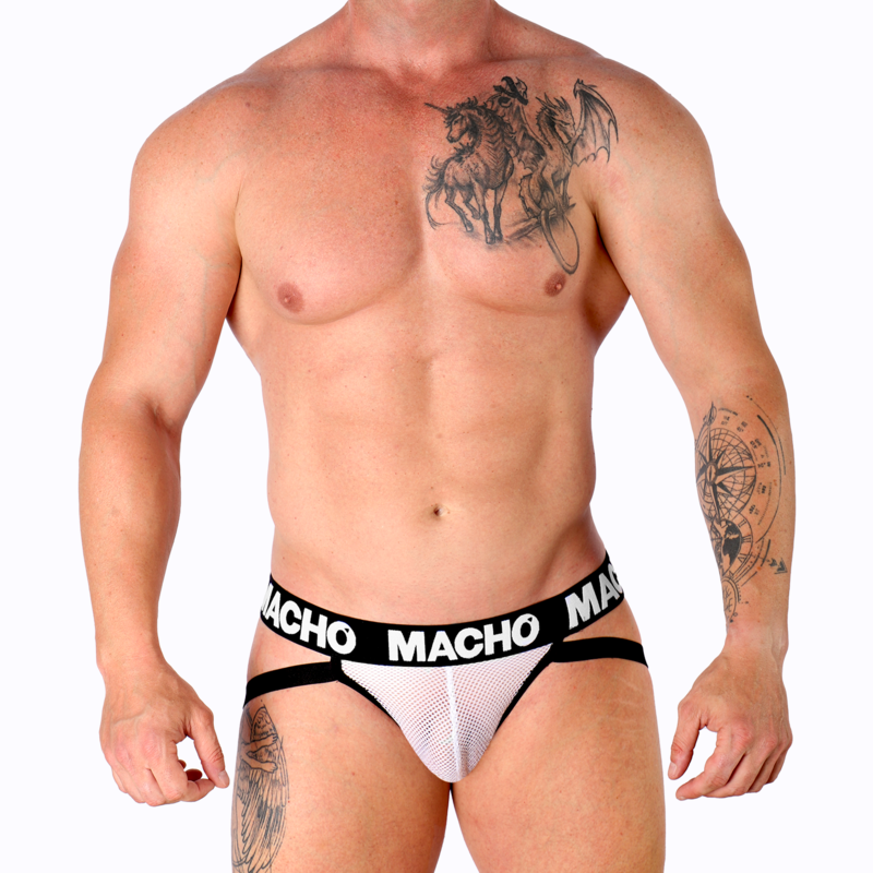 MACHO - MX26X1 JOCK REJILLA BLANCO S