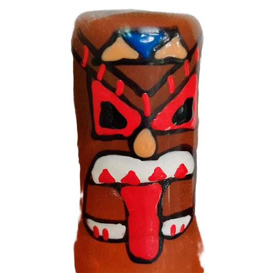 CONDOMERIE - PRESERVATIVO DECORATIVO PINTADO A MANO TÓTEM TIKI-01