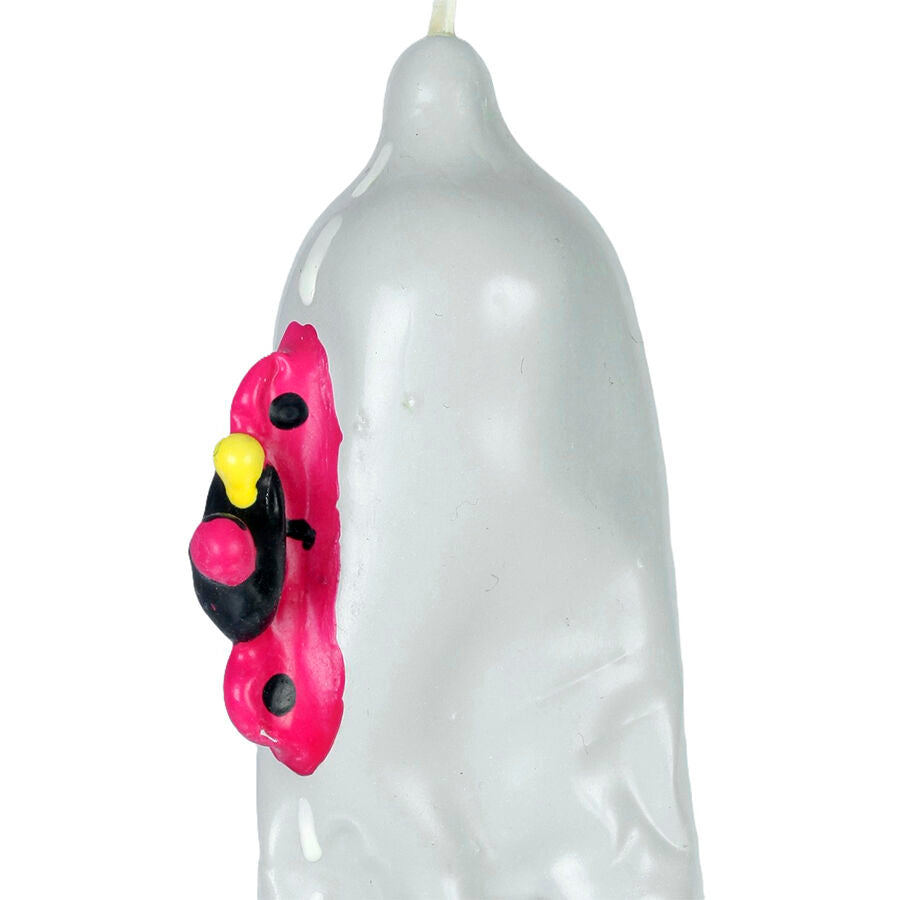 CONDOMERIE - PRESERVATIVO DECORATIVO PINTADO A MANO MOTO XL