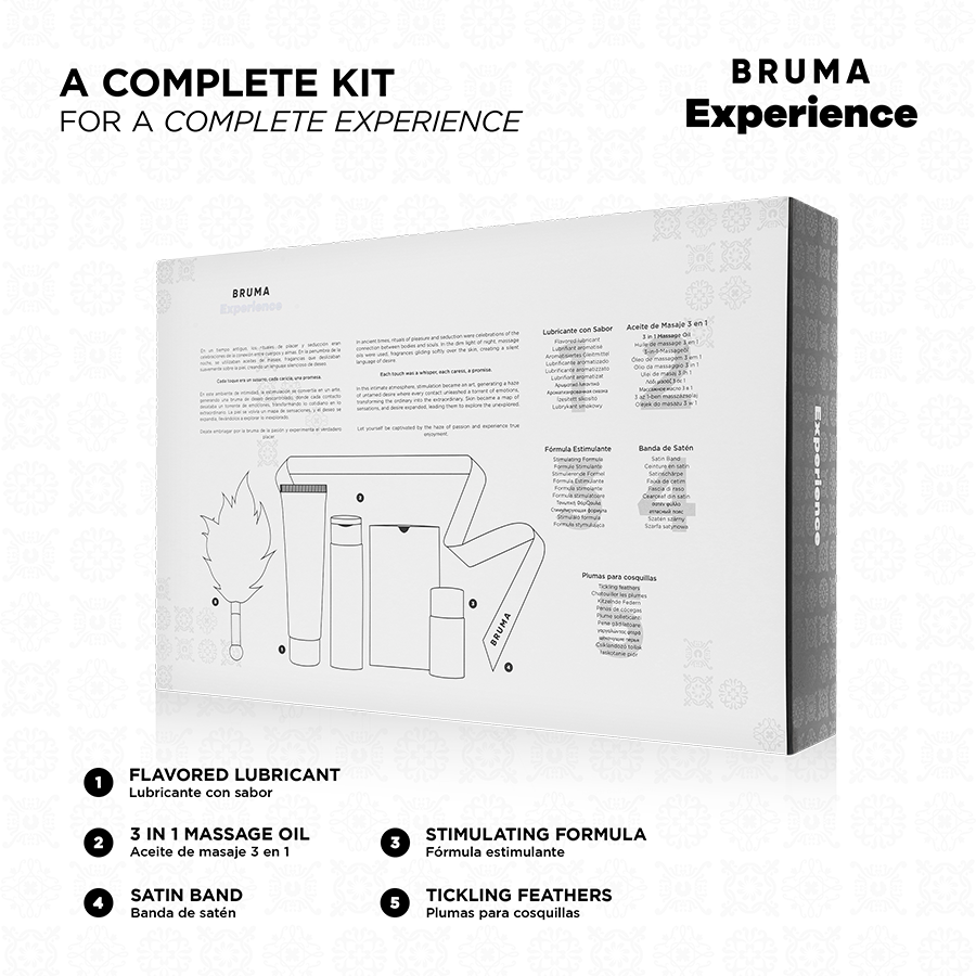 BRUMA XPERIENCE - KIT TENTACIÓN DULCE CHICLE CON POTENCIADOR DE ORGASMOS
