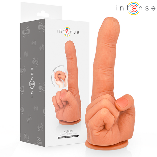 INTENSE - HUBERT ESTIMULADOR PUNTO·G MANO FLEXIBLE 14,2 CM