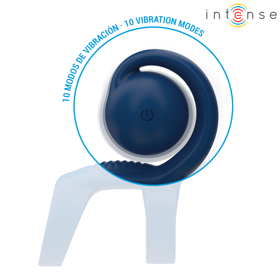 INTENSE - TYSON ANILLO POTENCIADOR CON CARACOL VIBRADOR Ø 3,2 CM