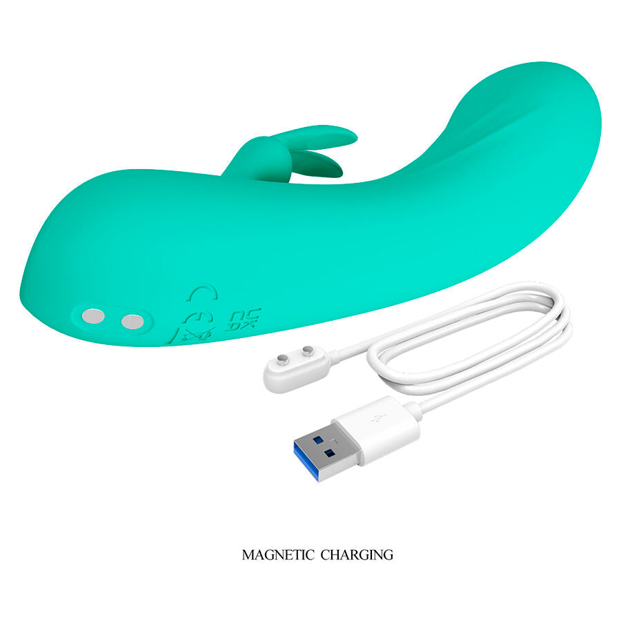 PRETTY LOVE- DJ STICK VIBRADOR PUNTO G TURQUESA