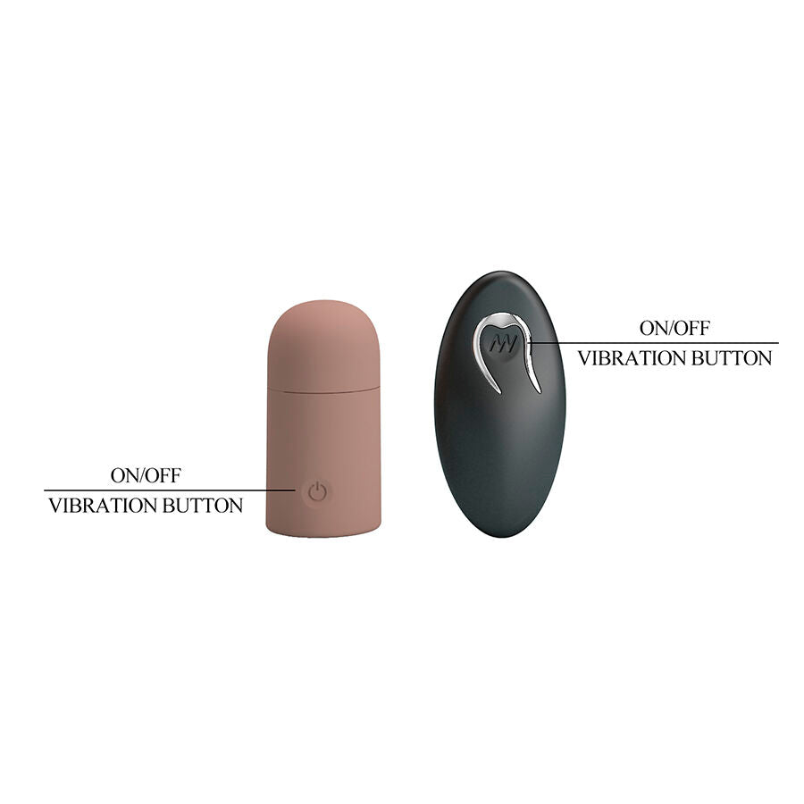 PRETTY LOVE - FUNDA PARA PENE TEXTURIZADA CON VIBRACIÓN Y CONTROL REMOTO