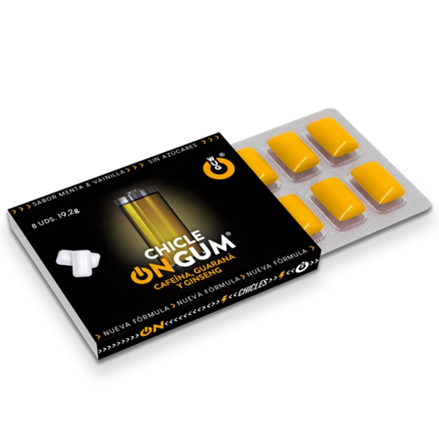 WUG On Gum – 1 X 8 UDS | Energía inmediata en formato chicle
