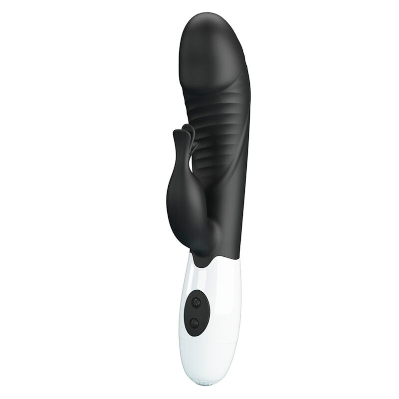 PRETTY LOVE - ROGUE MUSE VIBRADOR RABBIT 30 FUNCIONES NEGRO