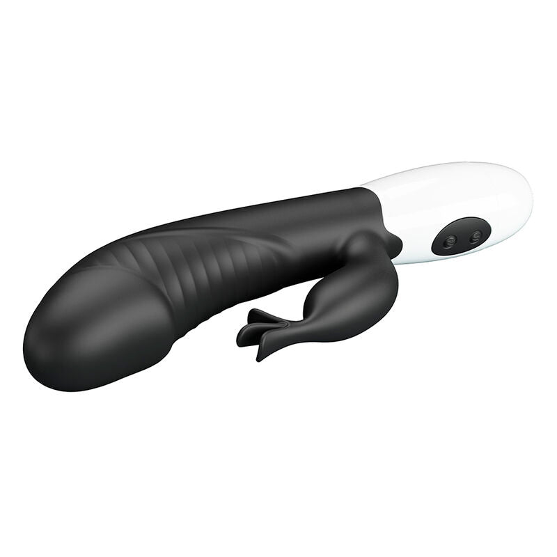 PRETTY LOVE - ROGUE MUSE VIBRADOR RABBIT 30 FUNCIONES NEGRO